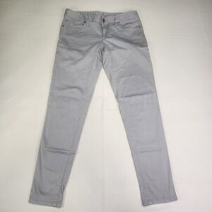 Lilly Pulitzer Worth Skinny Pants Light Gray Size 6 Casual Stretch Chinos